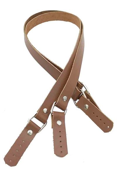 angel çanta aksesuar Milky Brown Color Square Model Real Leather Bag Handle (silver Metal)