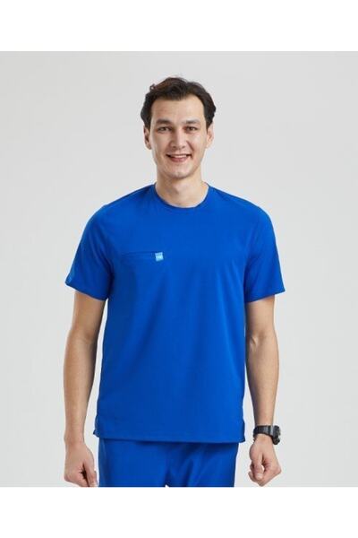 Wio Uniform Ceres Cerrahi Üniforma Üst, Erkek - Royal Mavi
