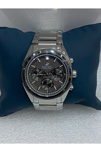 Beverly Hills Polo Club Beverly Hılls Polo Clup Men's Wristwatch 100% Steel 'Ceramic Saphire Coated Glass'
