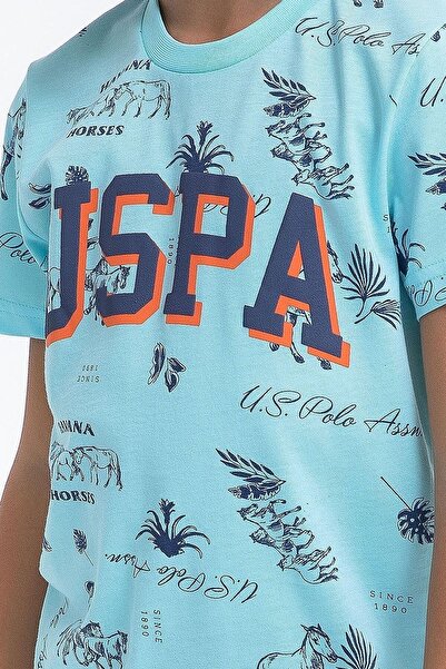 U.S. Polo Assn. Chlapecký dvojitý oblek U.S. Polo Assn 1031 číšník Havana Horses