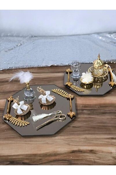 Masalsı Concept Söz Tepsisi Nişan Tepsisi, Damat Kahvesi Takım