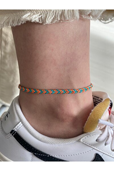 Roma Silvers Turuncu Örgü Halhal