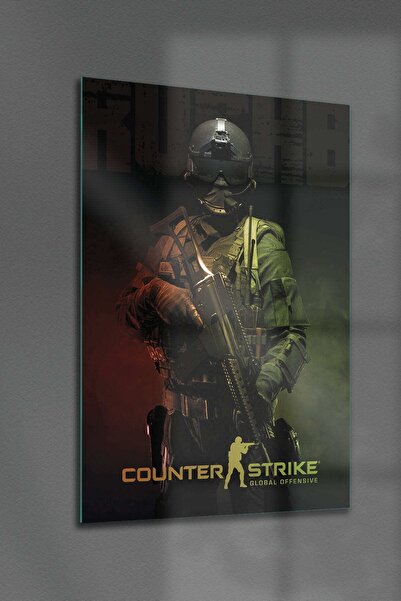 Decovetro Poster din sticlă pentru tabloul de bord Counter Strike Ct