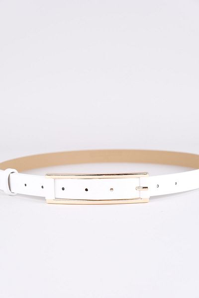 LİA KEMER Women's Rectangular Leather Detailed Buckle Belt Waist Belt Coat Belt Dress Belt Pants Belt