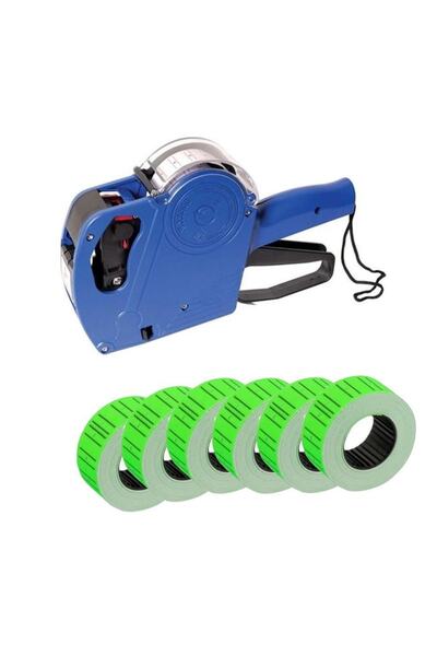 Tanex Eco Mavi Etiket Makinesi Tnx-5500eco41 + Fiyat Etiketi Çizgili 12 Mm X ...