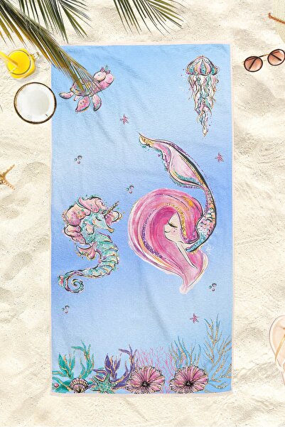 Homamia Peškir za plažu sirena 70x150 cm