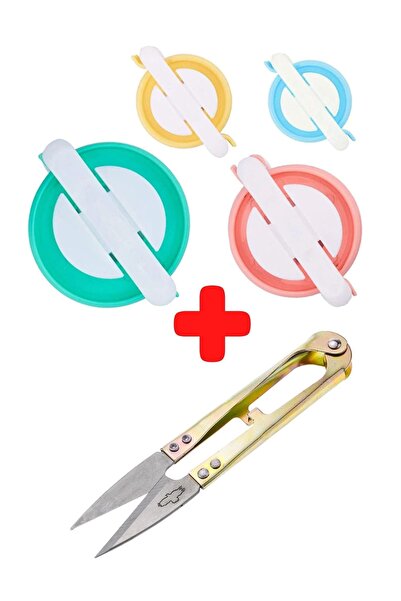 Artus Tedarik Instrument de fabricare a pomponului Pompom Matic 4 bucăți și f...