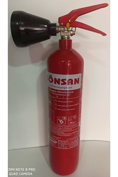SÖNSAN Co2 Gazlı Yangın Söndürme Cihazı 2 Kg.