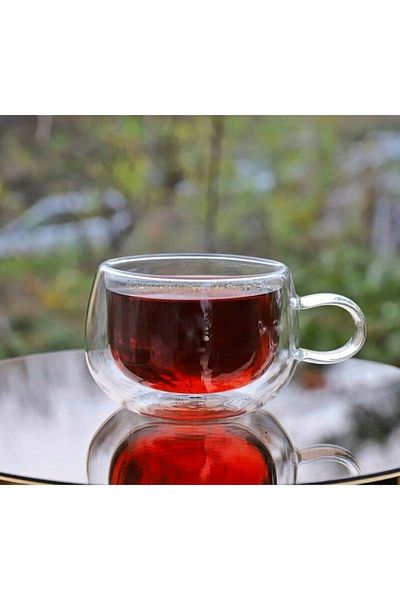 Adil Baba Decorative Double Wall Coffee And Teacup
