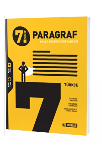 Hız Yayınları 7. Sınıf Türkçe Paragraf Soru Bankası