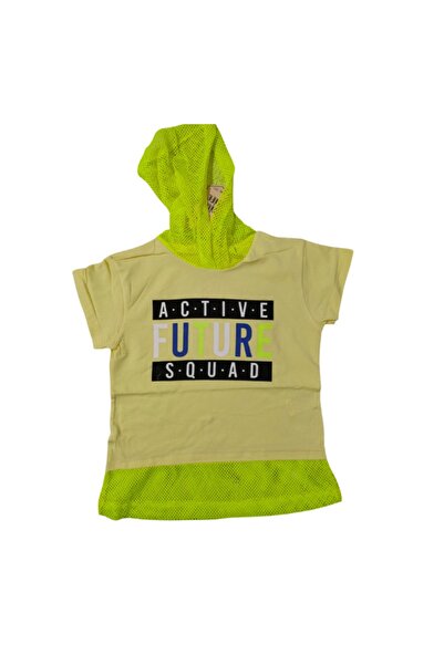 FİLE KIDS Baskılı Kapşonlu Active T-shirt