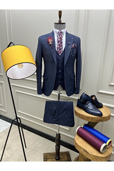 SARDINELLI Kırlangıç Yaka Slim Fit Takım Elbise