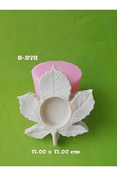 AnkaHobiMarket Yaprak Mumluk Silikon Kalıp