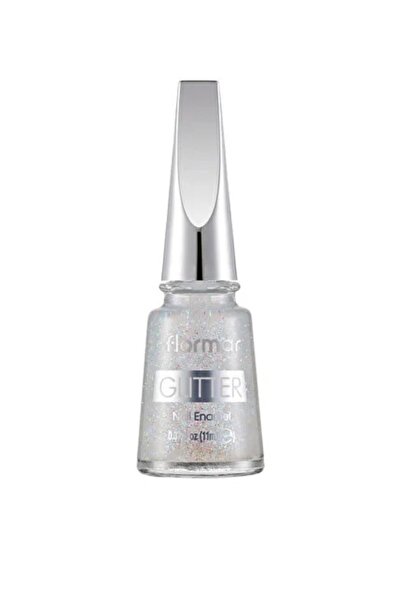 Flormar Simli Ve Işıltılı Parlak Oje | 11 Ml Gl37 Simli Beyaz