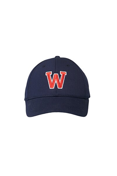 AC&Co / Altınyıldız Classics قبعة رجالية باللون الأزرق الداكن 100% قطن