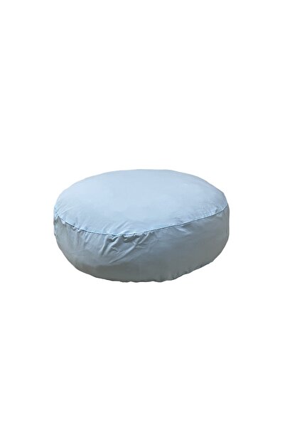 REMEGE Подушка для йоги та медитації - Кругла подушка для медитації - Крижано-блакитна