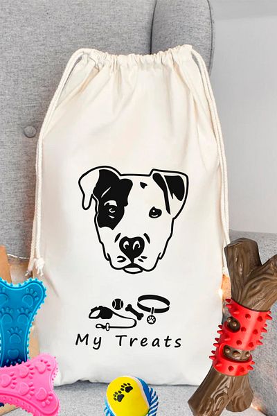 kesesepeti Washable Various Patterned 100% Cotton Dog Storage and Food Organizer Bag - Organizer | perro