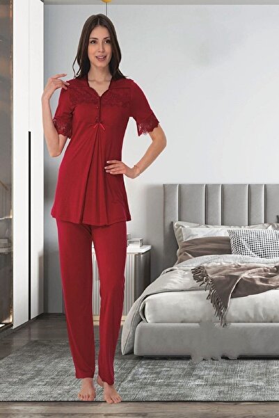 Puerpera Effortt Kadın Hamile Lohusa Pijama Takımı 9012