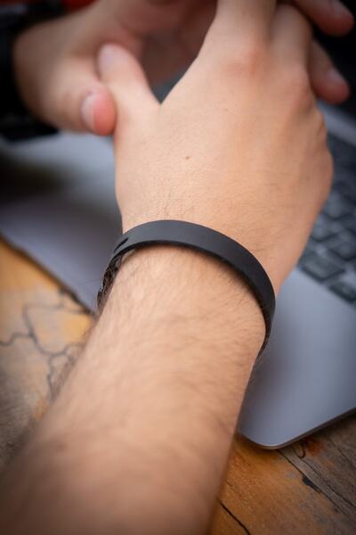 minimal X design Leather Bracelet 15-17 Cm Wrist Circumference - Black Crazy - Real Leather Handmade - Minimalist