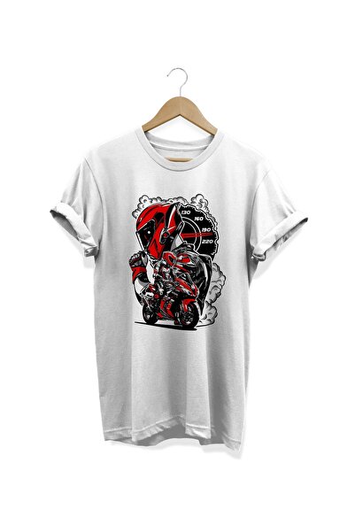 WİDİ Ninja Štampano Vhite T-shirt