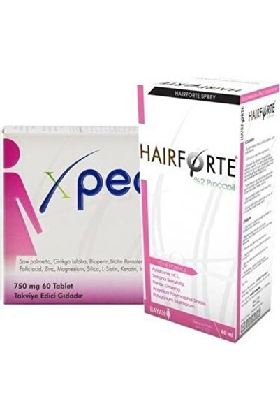 Genel Markalar Sprey Kadın 60 Ml +xpecia Bayan 60 Tablet Saç Bakım Paketi