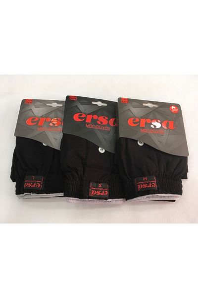 ersa çamaşır ERSA 3 ΤΕΜΑΧΙΑ 100% ΒΑΜΒΑΚΙ (ΒΑΜΒΑΚΙ) ΜΟΝΟΧΡΩΜΑ ΑΝΔΡΙΚΑ ΜΠΟΞΕΡ