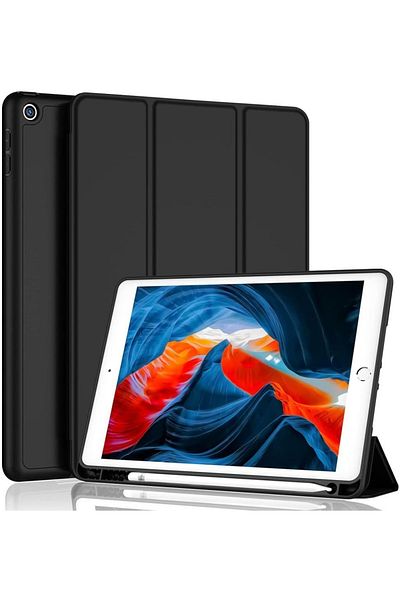 UnDePlus Apple Ipad 9th 8th 7th Generation 10.2" Case Smart Case with Pencil Compartment A2602 A2603 A2604 A2605