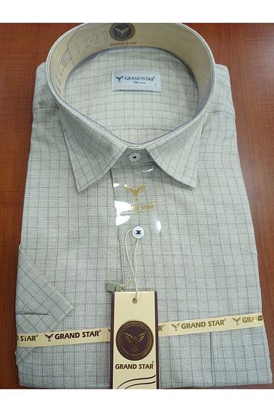 Grand Star Κλασικό ανδρικό πουκάμισο Güncüoğlu με κοντομάνικη τσέπη
