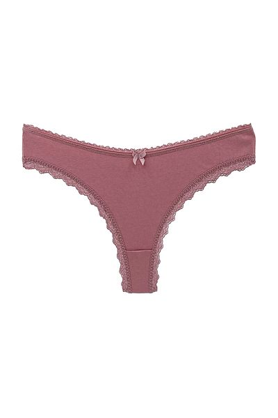HNX Mink Cotton Leg and Waist Sur Lace Brazilian Women's Panties