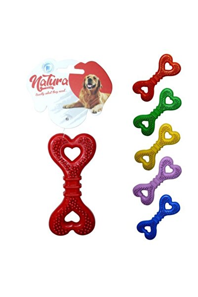 Natura Pet Natura Plastik Kalp Kemik Köpek Oyuncak 12,5 Cm