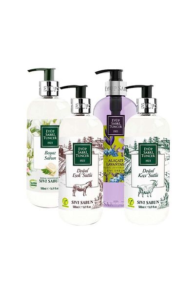 Eyüp Sabri Tuncer Liquid Soap 500 Ml Pack of 4