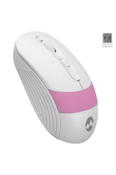 Everest Sm-18 Usb Beyaz/Pembe 2.4ghz Optik Kablosuz Mouse Sm-18bp