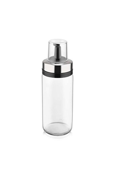 HomeTarz Cam Yağ Spreyi Yağ Püskürtücü Metal Sprey Yağlık Şişe 244 Ml