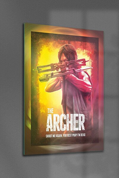 Decovetro Tablou din sticlă Walking Dead The Archer