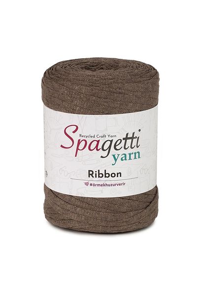 Spagettiyarn Σκούρο μπεζ κορδόνι