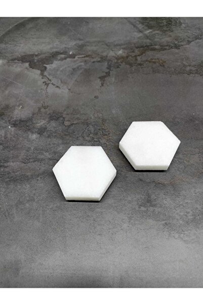 Modestmar Mermer Yüzük Standı Nişan Söz Yüzük Standı Altıgen