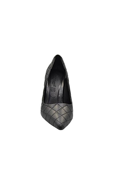 DUYGUSHOESBAG Kadın Kapitone Kalın Topuklu Ayakkabı