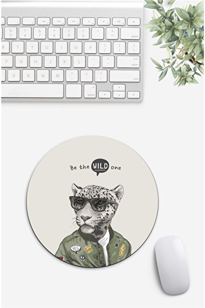 Gizeo Concept imprimeu leopard Mouse Pad cu ochelari