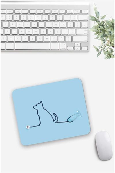 Gizeo Concept Mouse Pad cu model veterinar și stetoscop