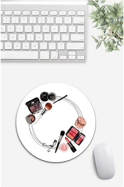 Gizeo Concept Mouse Pad cu model de machiaj