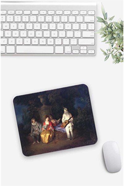 Gizeo Concept Antoine Watteau La Partie Mouse Pad cu model