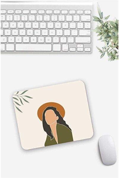 Gizeo Concept Set de 3 mouse pad-uri cu model de față abstractă