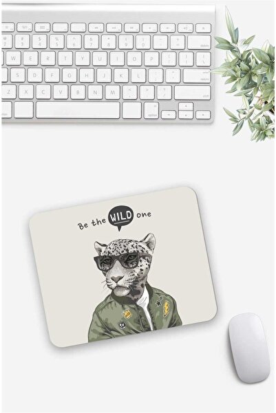 Gizeo Concept imprimeu leopard Mouse Pad cu ochelari