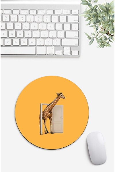 Gizeo Concept Mouse Pad cu model Girafă care trece prin ușă