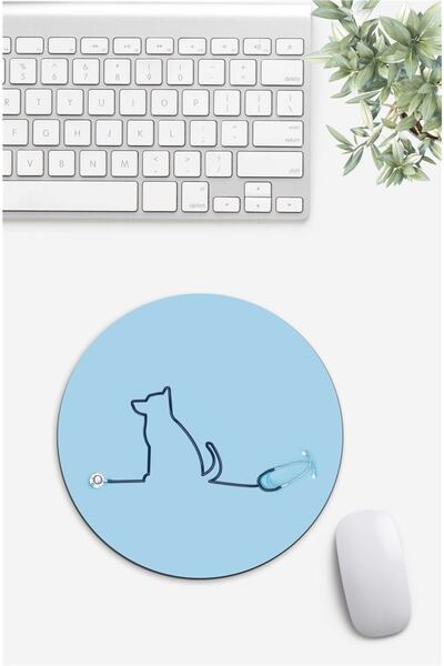 Gizeo Concept Mouse Pad cu model veterinar și stetoscop