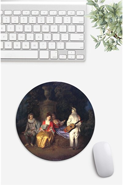 Gizeo Concept Antoine Watteau La Partie Mouse Pad cu model