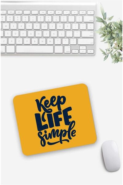 Gizeo Concept Mouse Pad scris Keep Life Simple