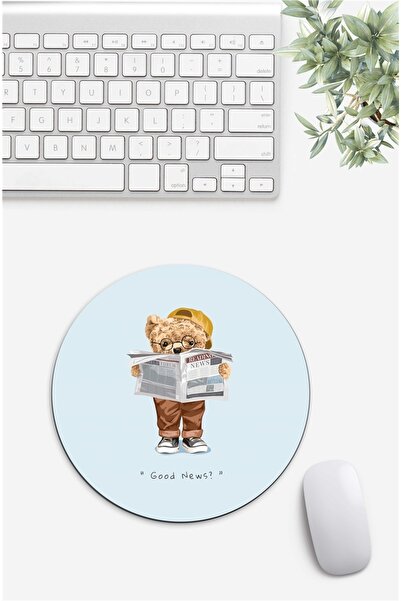 Gizeo Concept Mouse Pad cu model Teddy care citeste ziare