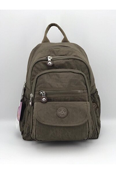 MEGA 255 Crinkle Fabric Backpack Mink