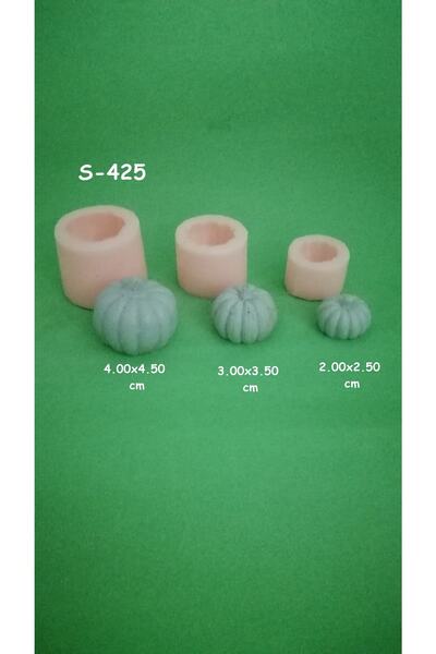 AnkaHobiMarket Üçlü Balkabağı Silikon Kalıp